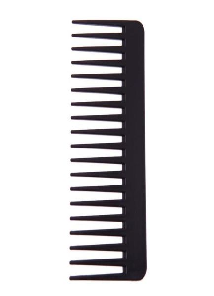 

black plastic wide teeth comb wavy hair styling detangling wide comb4450645, Silver
