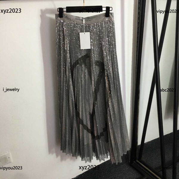 

designer dress summer full body sequin design dresses for woman size s-xl high waisted pleated half skirt may26, Black