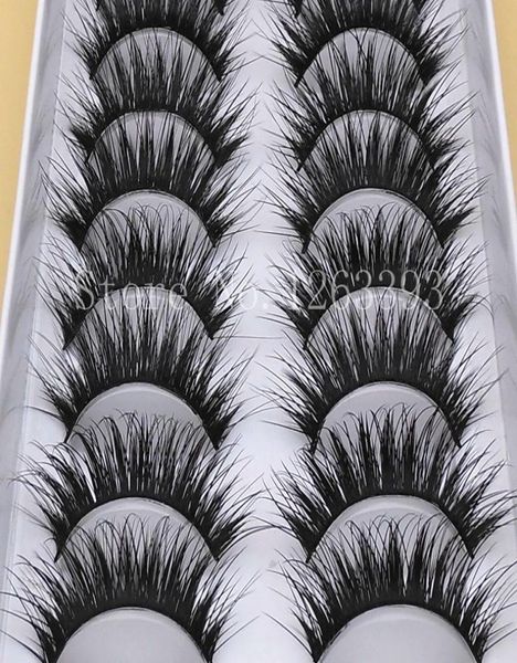 

g20 false eyelashes eyelash 10 pairs long section natural thick false eyelashes makeup tool fiber false eyelashes6361965