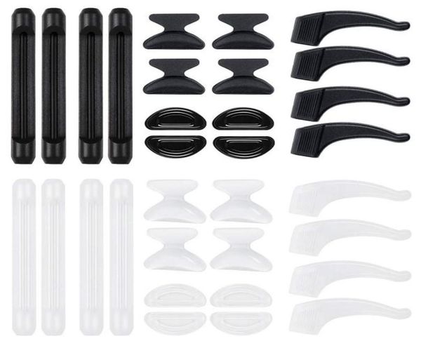 

eyeglasses nose pads glasses adhesive silicone antislip nosepads glasses ear hooks sport eyeglass strap holdertips spectacle reta1675526