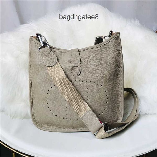 

designer bag 2023 evelynbag bags h fashion cowhide cutout casual women's one shoulder slant tote 1 2byk with logo cfat