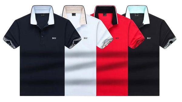 

summer brand clothes luxury designer polo shirts men's casual polo fashion snake bee print embroidery t shirt high street mens polos #0, White;black