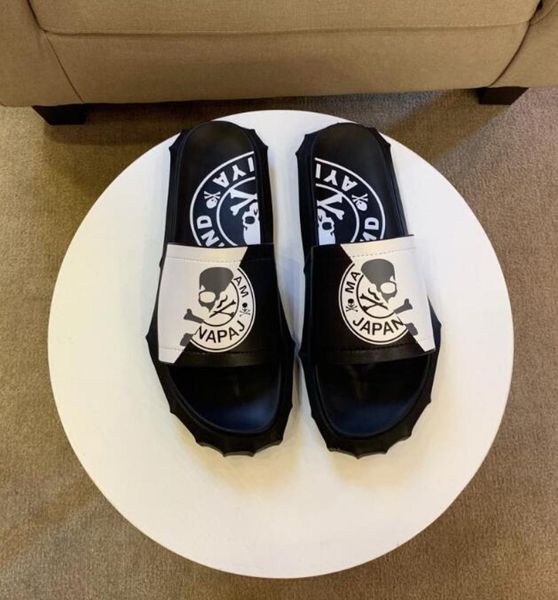

new arrival mens japan summer 3d printing outdoor beach flat scuffs swim autumn summer genuine leather slippers sandal sz38444561949, Black