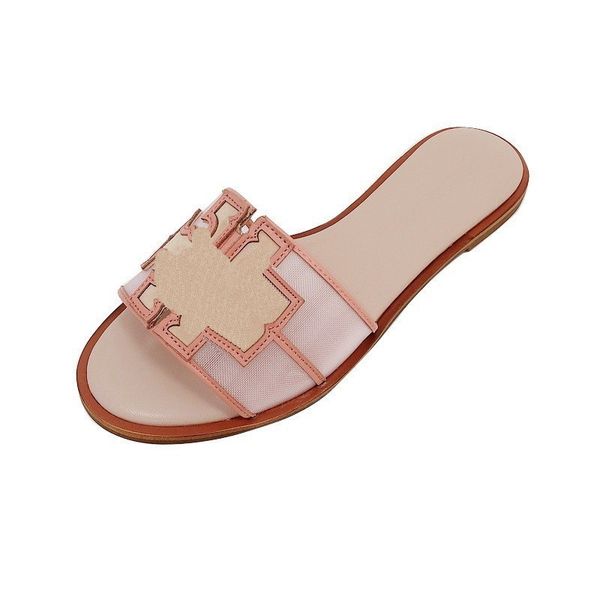 

luxury women slippers summer new non-slip flat sandal open toes flat ladies outdoor beach sandals slide size eu35-42 with box, Black
