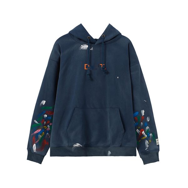 

hoodies sweatshirts designer letter men's niche tide brand wild high street casual american loose couple hooded sweater coat clothes m-, Black