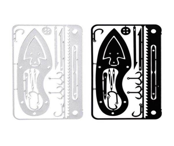 

fishing hooks 2pcs outdoor survival camping tools stainless steel fish cards8502676