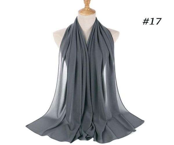 

scarves 2021 fashion women solid chiffon headscarf ready to wear instant hijab scarf muslim shawl islamic hijabs arab wrap head3042242, Blue;gray