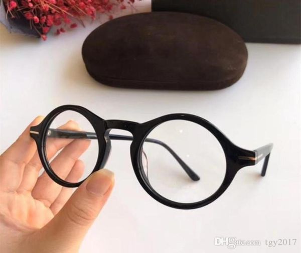 

newarrival retrovintage round plank 5526 eyewear frame 4523145 italy pureplank for sunglasses prescripiton glasses full6016425, Black