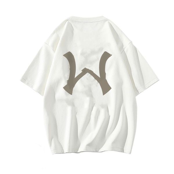 

men's t-shirt designer multiple styles color lettering casual summer 100% cotton breathable anti-wrinkle men's and women's sa, White;black