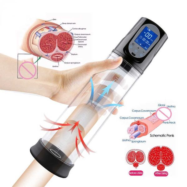 

electric toys for men male masturbator penile vacuum pump enlargement massager ring
