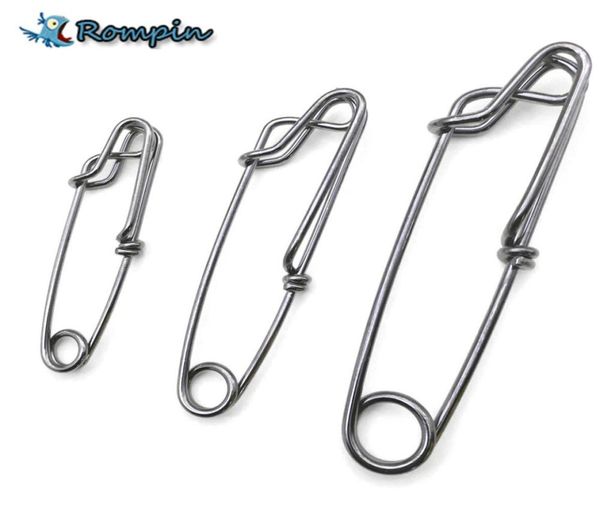 

rompin 2pcslot ocean boat fishing snap open eye snap fishing swivel accessories sea fishing close eye snap size18 20 262631871