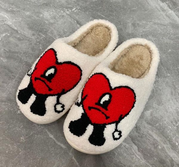 

slippers new fashion cute bad bunny winter warm indoor bedroom shoes drop delivery smtz11377950, Black