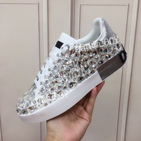 

2023 r sneakers calfskin casual shoes leather trainers all-match stylist sneaker leisure shoes platform lace-up, Black