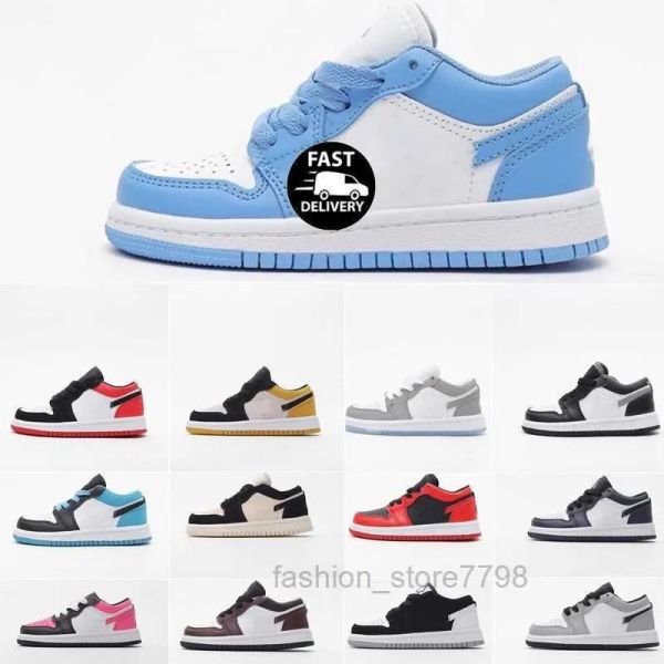 

kids shoes jumpman 1s basketball 1 toddlers boys girls designer mid chicago sneakers children royal obsidian scotts kid toddler baby out nrl, Black