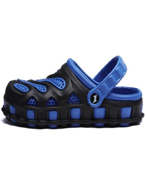

whole 2021 arrival men slippers summer beach hole shoes fashion personality sandals platform flat flip flop size 1140667, Black