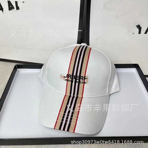 

designer luxury brand burbrery new b's version face displaying cap simple and versatile baseball cap sunscreen cap66dk, Blue;gray