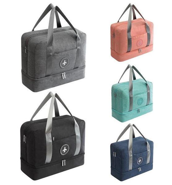 

duffel bags vbiger men large capacity travel bag sports dry and wet separation with independent shoes pouch for tavelling gym3845315
