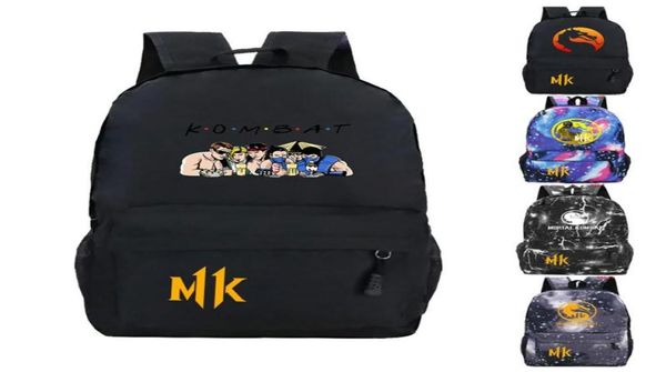 

backpack mortal kombat backpacks for girls boys school bag children book teens casual daily knapsack men sport mochilas3240261