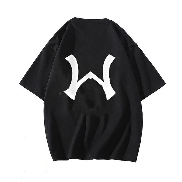 

men's t-shirt designer multiple styles color lettering casual summer 100% cotton breathable anti-wrinkle men's and women's sa, White;black