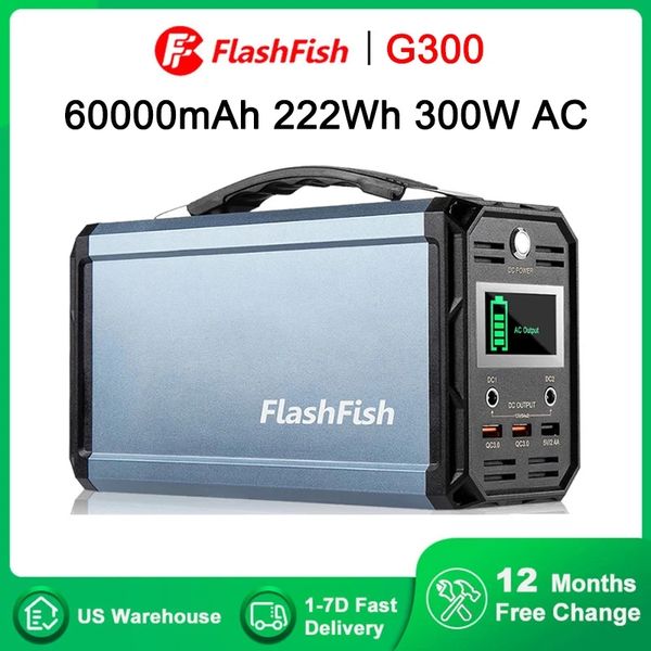 

in stock flashfish solar generator portable power station 60000mah portable solar generator for home outdoor camping