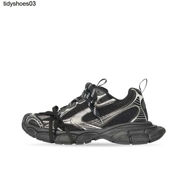 

designer dress shoes paris 3xl men's and women's sports shoes lace up fashion anti slip low dad shoes black silver counter shippin