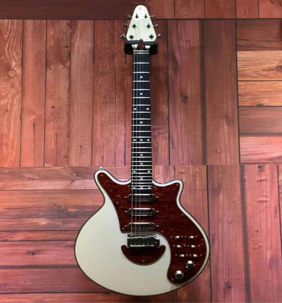 

china made brian may guitar white electric guitar 24 frets bmg special antique white electric guitar features tremolo bridge5396367