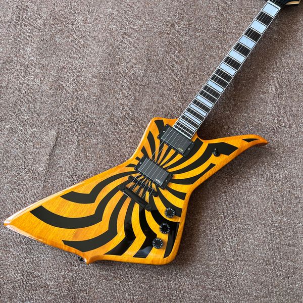 

electric guitar zakk mahogany body 6 stings guitarra blood eagle