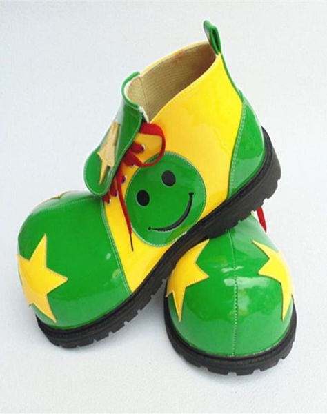 

clown shoes halloween party shoes circus fancy dress burlesque shoes xc0041802526, Black;white