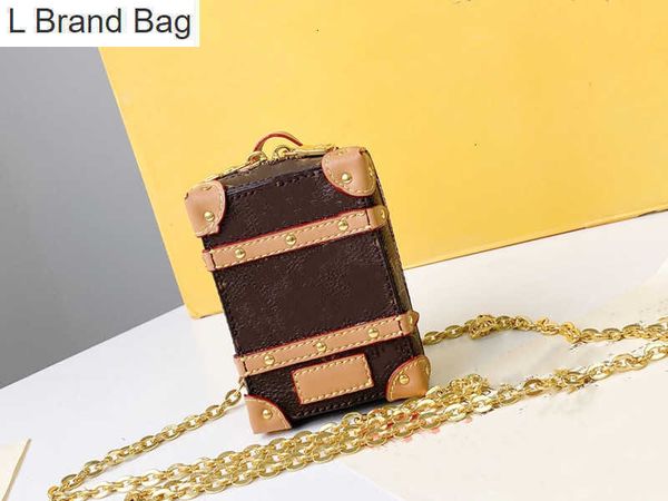 

l brand bag yy super cute mini soft trunk backpack totes luxury designer genuine leather handbag messenger shoulder flower letter wallet bag, Black