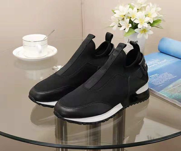 

new luxury men womens fashion shoes lace-up flat platform designer sneaker black genuine leather air cushion sneakers 0522