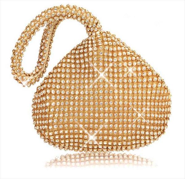 

korean style elegant diamond handbag round mine bag ladies pouch dinner