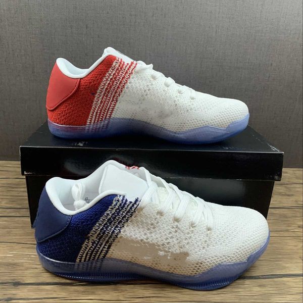 

basketball shoes 11 proto red white blue fashion retro designer shoe cool trainers sports sneakers with original box