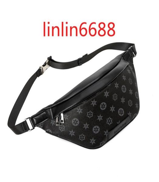 

old flower stars chest bag 512 star same waist bags versatile trend street sports chest handbag with cowhide leather 5674921