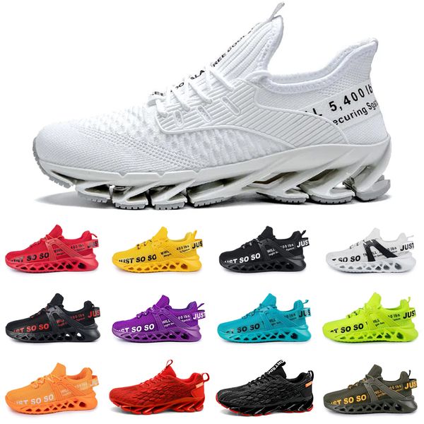 

2023 running shoes men black white red blue orange yellow pink purple green mens trainers outdoor sports sneakers color8