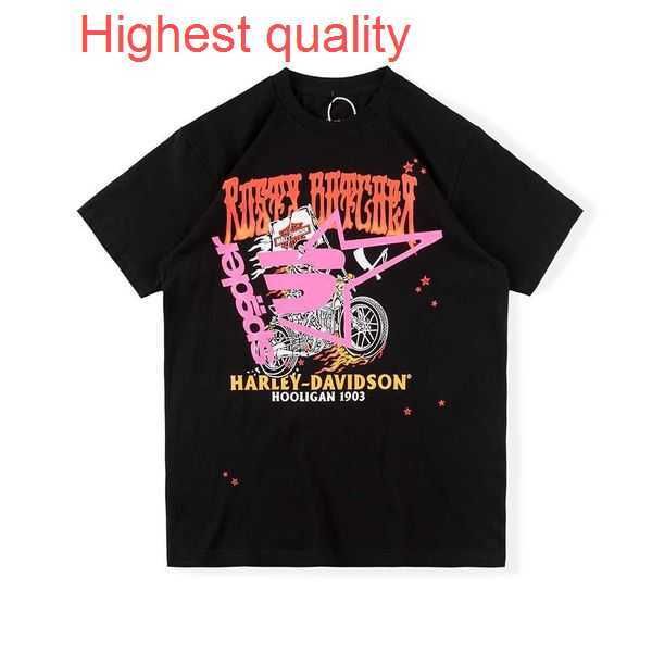 

2023 red web puff print sp5der t-shirt men women 1 good quality spider tee black 555555 hip hop young thug short sleeve 3 oatb, White;black