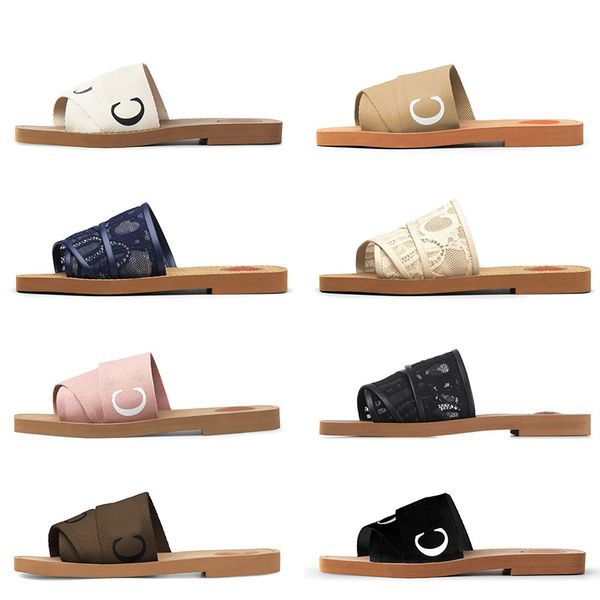 

dhgate luxury sandals famous designer women woody slides ch slippers summer beach black white pink fashion platform flat flip flops casual s