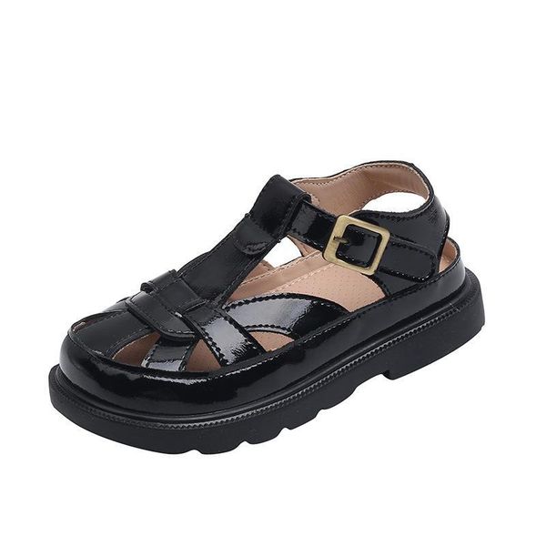

sandals baby shoes children footwear girls summer soft soled f12657, Black;red