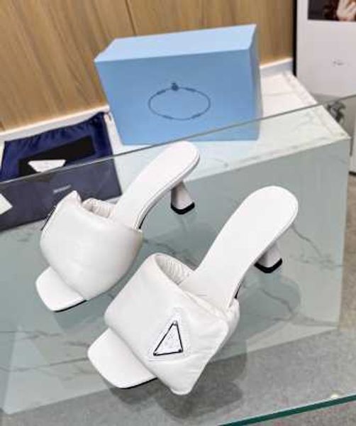 

comfortable slippers women high heels designer sandals wine cup heel open toe square toe beach shoe triangle button decorative fashion facto, Black