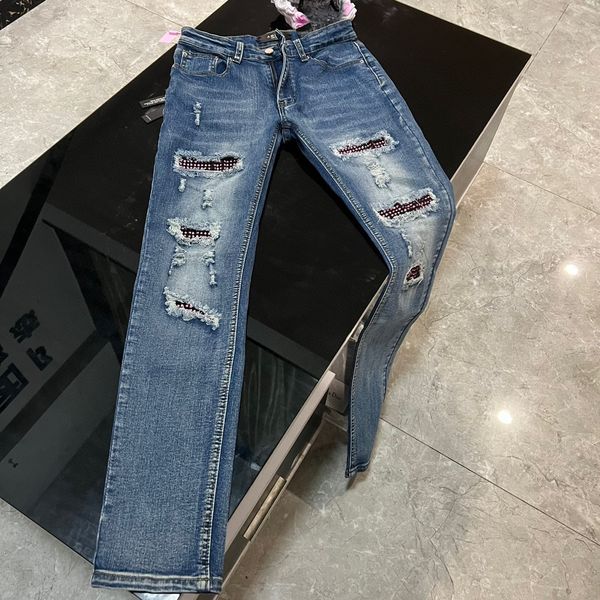 

men's plus size pants 2022ss unwashed selvedge mens raw denim jeans indigo small quantity wholesale price japanese style cotton japan r, Black;brown