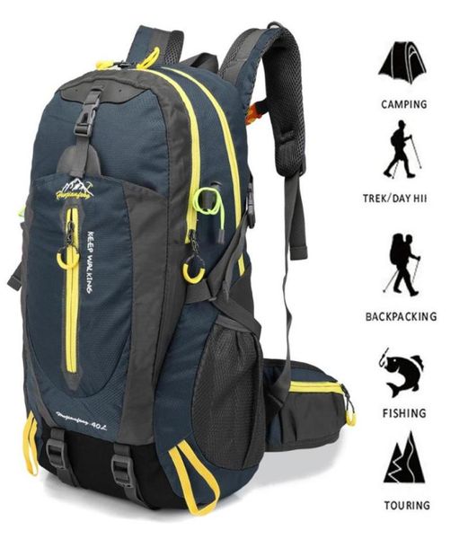 

cycling bags 40l water resistant travel backpack mtb mountainbike camp hike lapdaypack trekking climb back for men women3766671