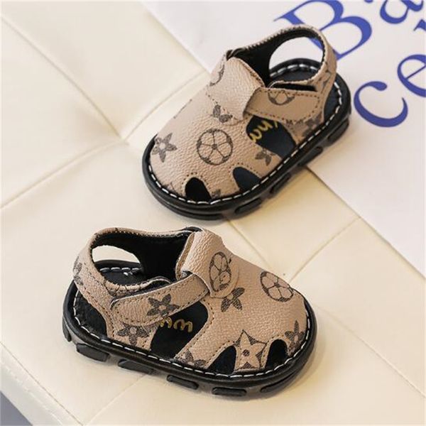 

summer baby first walkers boys girls baotou sandals fashion kids shoes soft crib shoes toddler infant anti slip sneakers