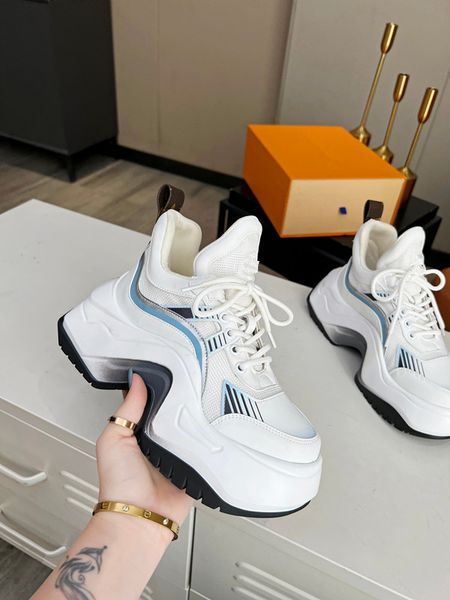 

new designer woman shoe men fashion leather lace up white black outdoor sports luxury 0522
