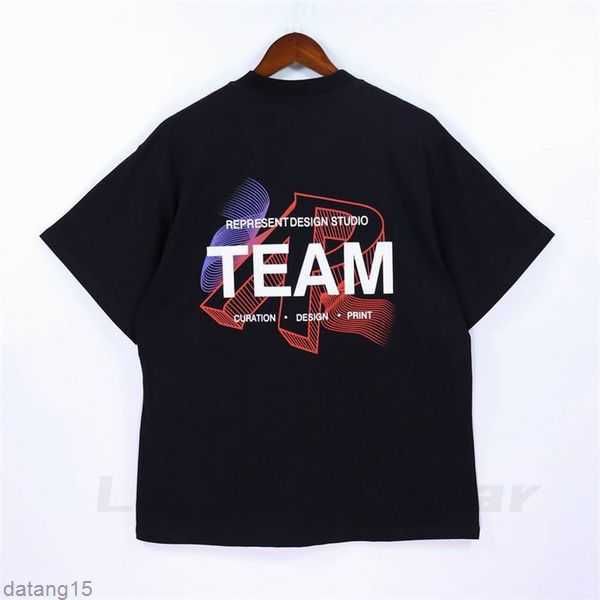 

men's t-shirts 2023 represents team t shirts summer women designers loose tees fashion brands man s casual shirt luxurys clothing stre, White;black