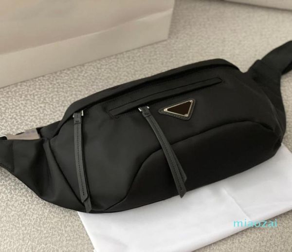 

womens fashion nylon waist bag men casual belt bags zipper chest fanny pack mens black bumbag leather crossbody sport fannypacks f7837041