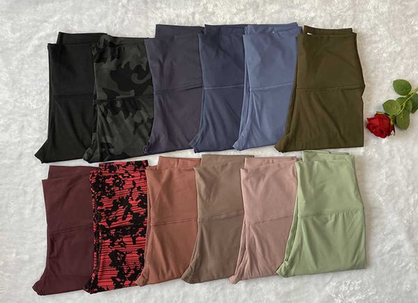 

solid color women yoga pants high waist sports gym wear leggings elastic fitness lady overall full tights workout leisure high quality