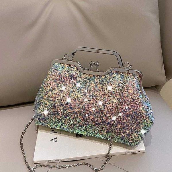 

small bag for women fashion sequin handbag girl western style one shoulder crossbody shell dinner