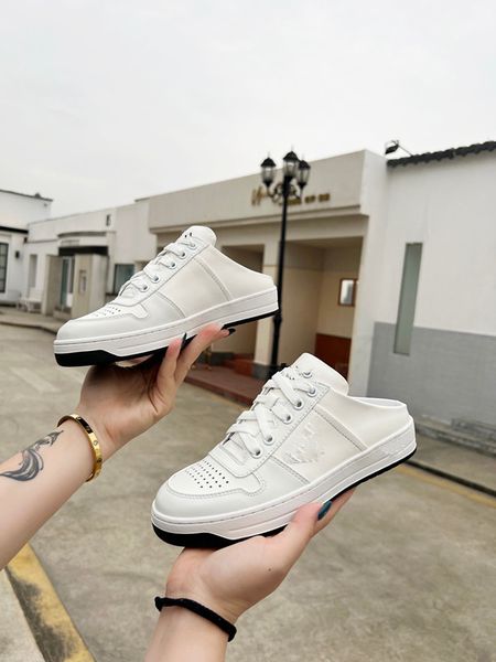 

womans shoe leather lace up men fashion sneakers white black mens 0522