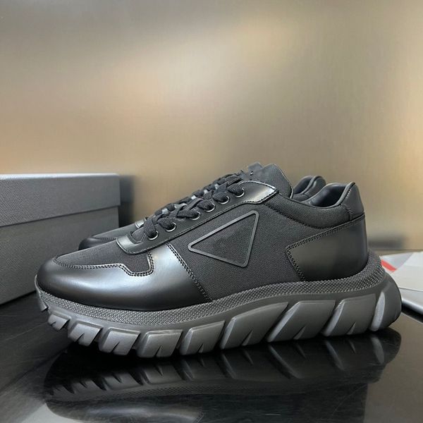

men women fashion sneakers black leather trainers runner womens flat outdoor shoes mjiku000001, Red;white