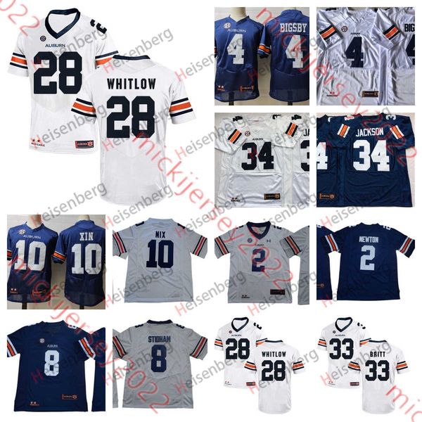 

american college football wear mens college football jersey 4 tank bigsby 2 cam newton 8 jarrett stidham 34 bo jackson 10 bo nix 28 jatarvio, Black