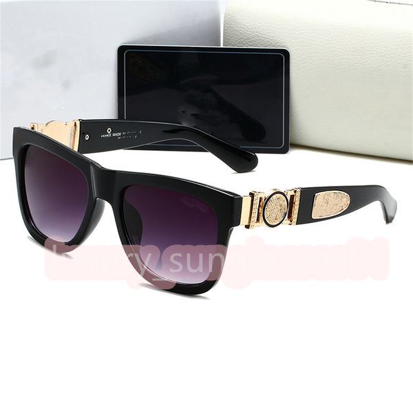 

designer sunglasses 8369 for women and men fashion model special protection letter big leg double beam frame outdoor brands design, White;black